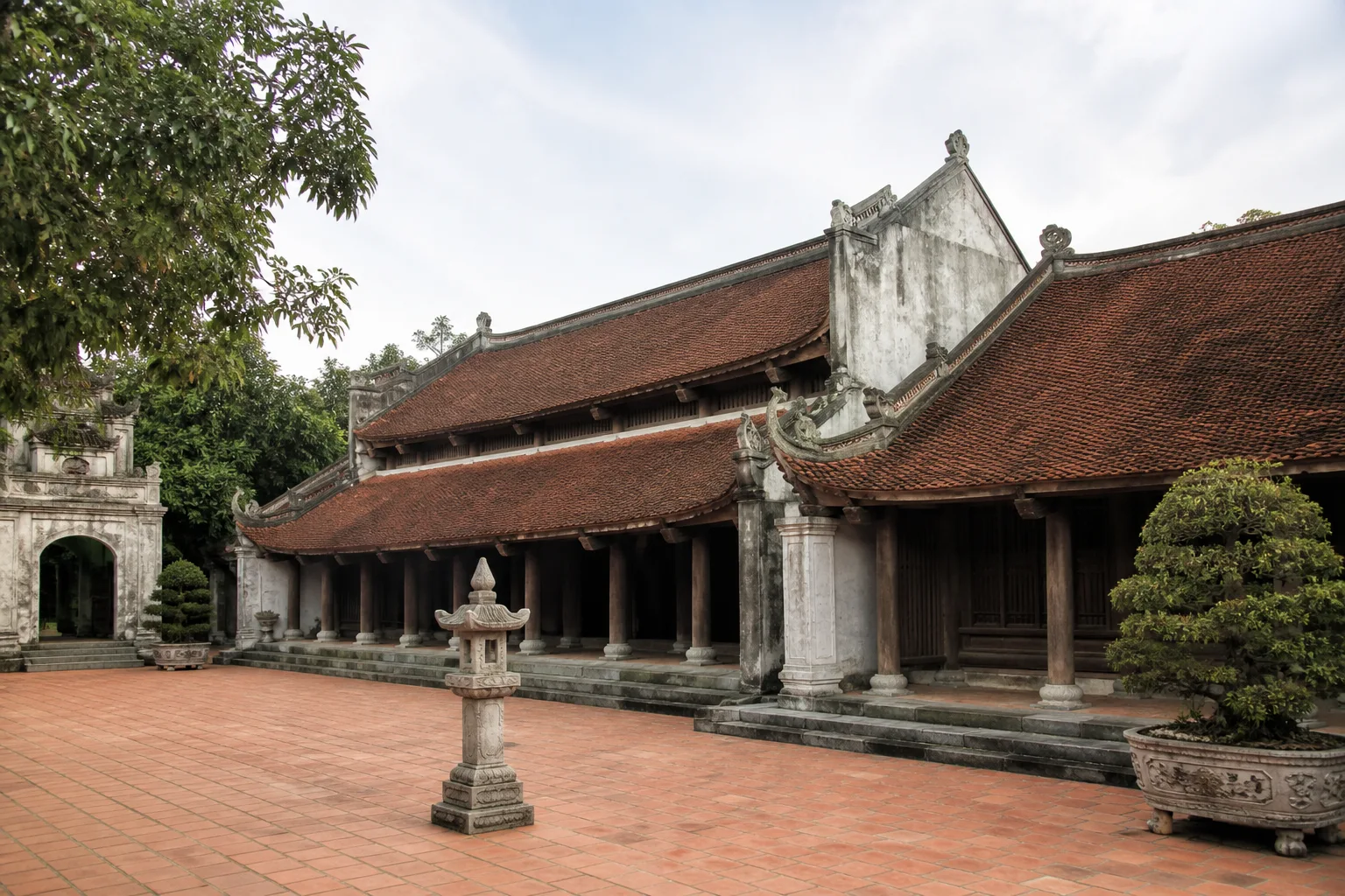 Kiến trúc Tiền đường — Thượng điện — Nhà Mẫu