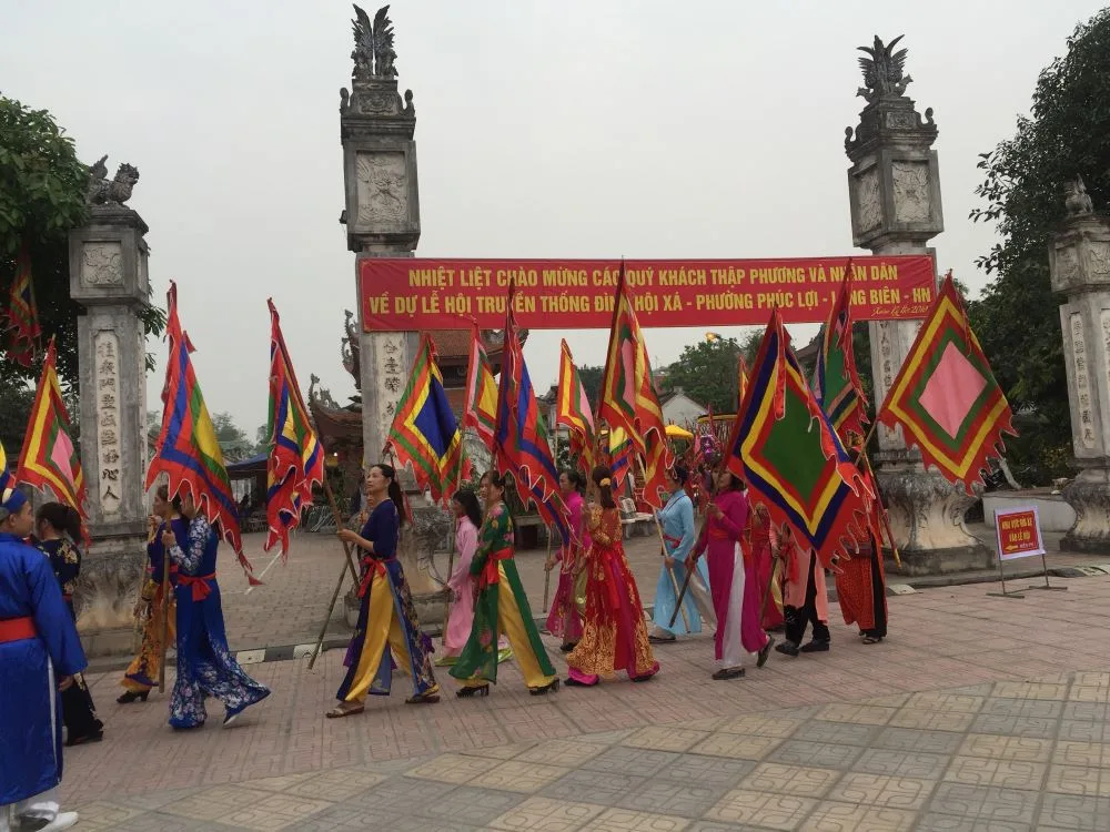 Chùa Hội Xá nhìn từ phía trước